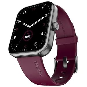 Noise Pulse 2 Max 1.85" Display, Bluetooth Calling Smart Watch, 10 Days Battery, 550 NITS Brightness, Smart DND, 100 Sports Modes, Smartwatch for Men and Women (Deep Wine)