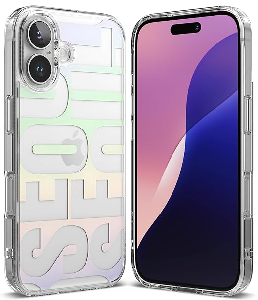 RightE Electroplated Glitter Hard Shell iPhone Drop-Resistant Protective Cover Premium Sleek Slim Elegant Design with Precise Cutouts TPU and Polycarbonate