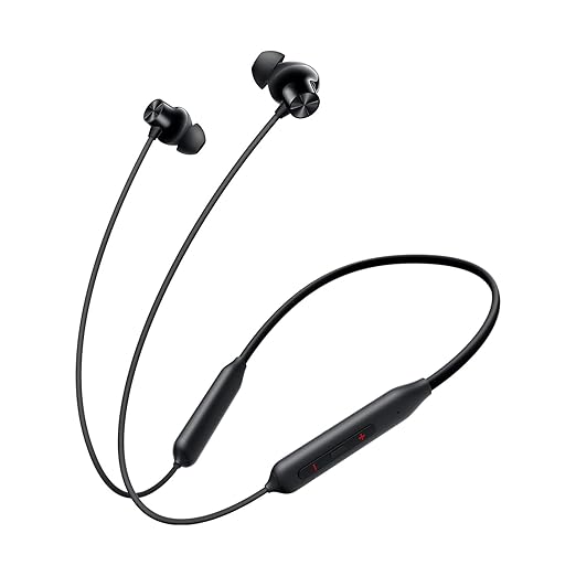 OnePlus Bullets Bluetooth Wireless in Ear Z2 Earphones with Mic, Bombastic Bass, 12.4 mm Drivers, 10 Mins Charge, 20 Hrs Music, 30 Hrs Battery Life, IP55 Dust & Water Resistant