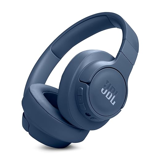 JBL Tune 520BT Wireless On Ear Headphones with Mic, Upto 57H Battery, Speed Charge : 5 Min Charge Gives Up to 3H of Playback, Multipoint Connect, Customizable Bass with Headphones App, BT 5.3