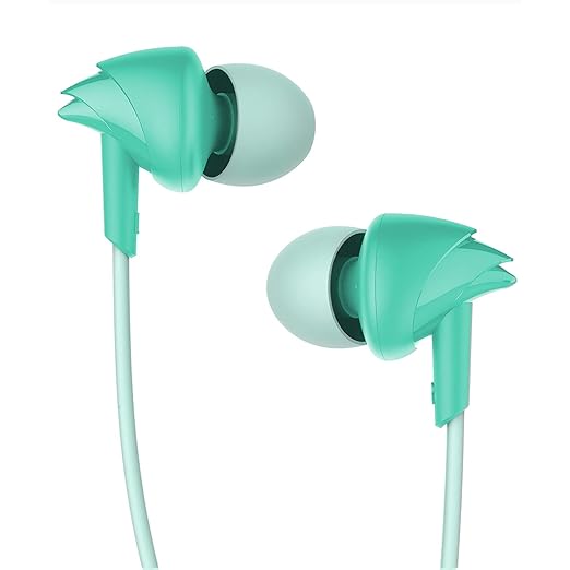 boAt BassHeads 100 in-Ear Wired Earphones with Hawk Inspired Design, Integrated Multifunction Control, Super Extra Bass & Instant Voice Assistant