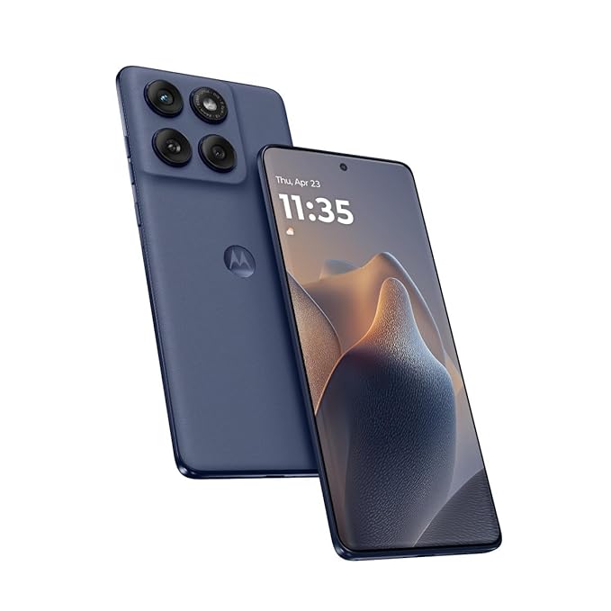 Motorola Edge 60 Fusion 5G Smartphone with 6.67" 120Hz pOLED Display, 50MP OIS Camera, Android 14, Dimensity 7030 Processor, 68W Fast Charging (Pantone Zephyr, 8GB + 256GB Storage)
